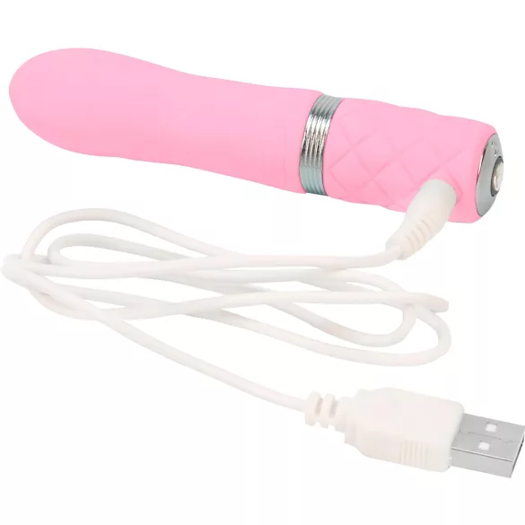Pillow Talk Flirty - uzlādējams vibrators stienis rozā