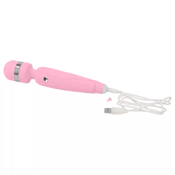 Pillow Talk Cheeky Wand - uzlādējams masāžas vibrators (rozā)