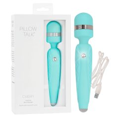   Pillow Talk Cheeky Wand - akumulators masāžas vibrators tirkīza