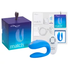   We-Vibe Match - ūdensizturīgs pāru vibrators ar akumulatoru zils