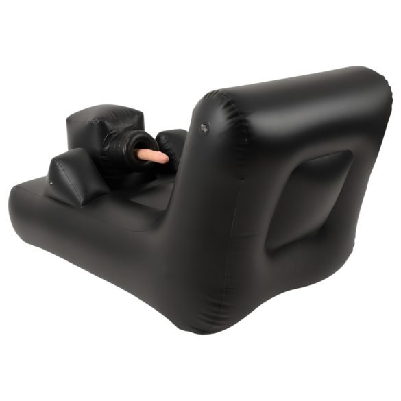 Dark Magic - bateriju seksa iekārta ar gultu (melna)