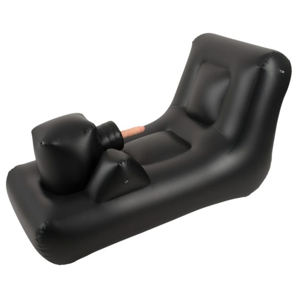 Dark Magic - bateriju seksa iekārta ar gultu (melna)