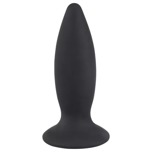 Black Velvets anālais vibrators iesācējiem, mazs, melns, uzlādējams