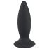 Melnā Samta S - akumulatora anālais vibrators iesācējiem (mazs, melns)