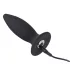 Black Velvets anālais vibrators iesācējiem, mazs, melns, uzlādējams