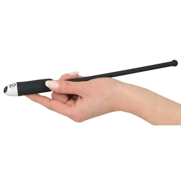 You2Toys vibrējošs silikona dilators, melns, 8-11 mm