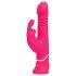 Happyrabbit Thrusting - akumulatora vibrators ar klitora stimulatoru (rozā)