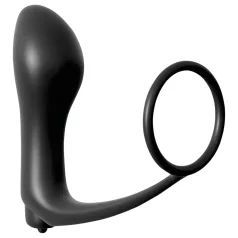  Pipedream - Analfantasy - pirkstu anālais vibrators ar erekcijas gredzenu (melns)