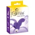 SMILE pirkstu vibrators ar viļņotu silikonu, violets