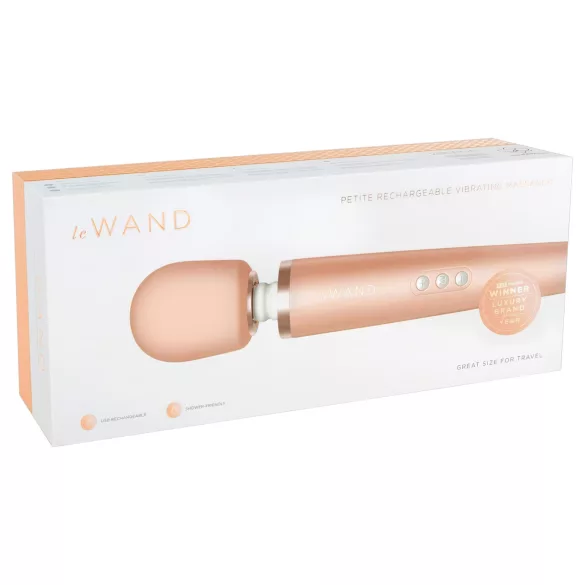 le WAND Petite augstākās kvalitātes wand tipa vibrators (Rose Gold)
