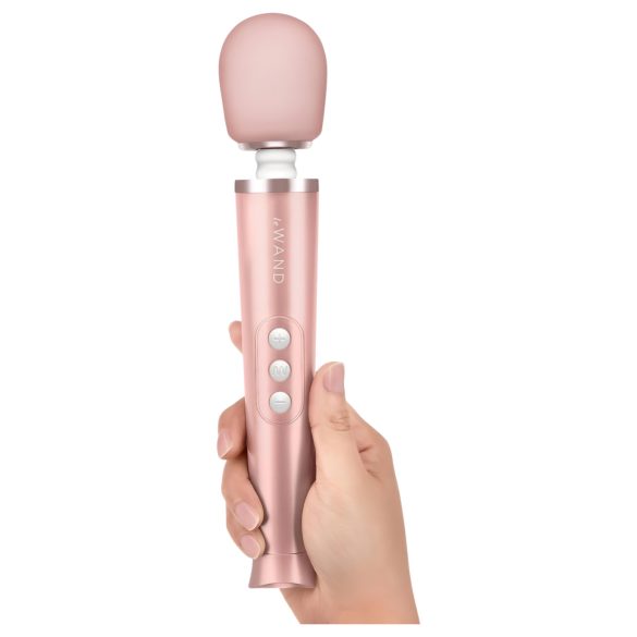 Le Wand Petite - masāžas vibrators rozā-zelta