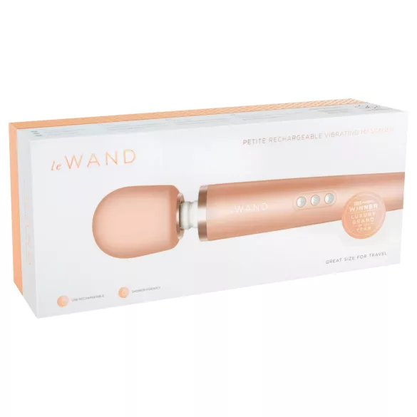 le WAND Petite augstākās kvalitātes wand tipa vibrators (Rose Gold)