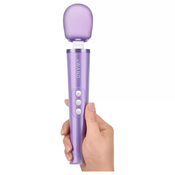 Le Wand Petite - ekskluzīvs, uzlādējams masāžas vibrators (violets)