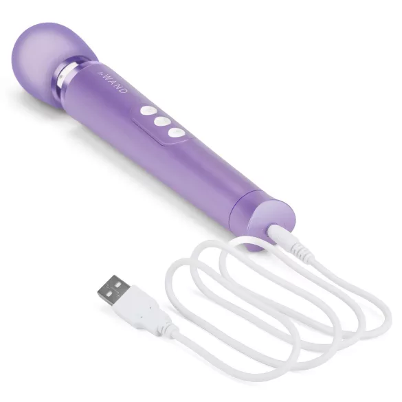 Le Wand Petite - ekskluzīvs, uzlādējams masāžas vibrators (violets)