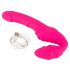Double2Teaser - stiprināms vibrators bez siksnas (rozā)