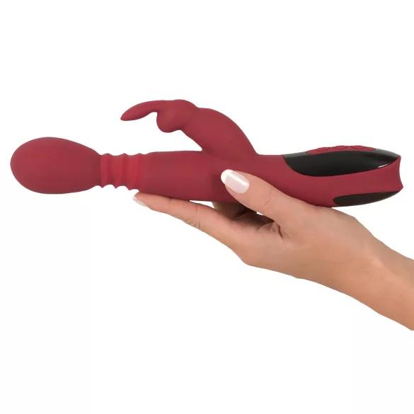 You2Toys G-punkta vibrators ar kustīgu, rotējošu, sildošu funkciju sarkans