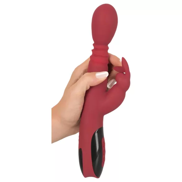 You2Toys masāžas ierīce - virzītājs-rotējošs, sildošs G-punkta vibrators (sarkans)