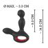You2Toys Masāžas Ierīce - rotējošs, sildošs prostatas vibrators (melns)