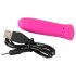 SMILE Power Bullet - akumulators, īpaši spēcīgs mini vibrators (rozā)
