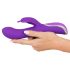 SMILE Rotējošais Turbo - vibrators ar klitora stimulāciju (violets)