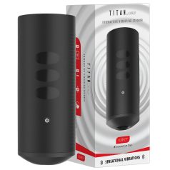   Kiiroo Titan Experience - uzlādējams interaktīvs masturbators (melns)