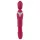 Javida Thrusting - 3 vienā masāžas vibrators (sarkans)