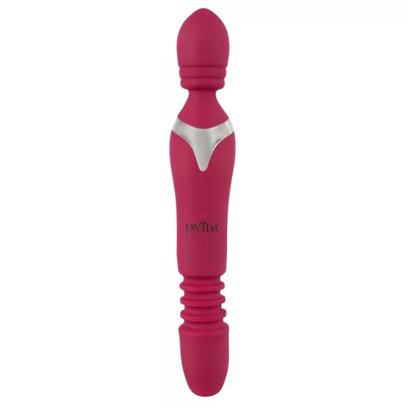 Javida Thrusting - 3 vienā masāžas vibrators (sarkans)