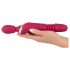 Javida Thrusting - 3 vienā masierējošs vibrators (sarkans)
