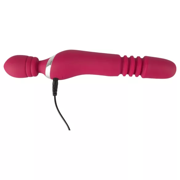 Javida Thrusting - 3 vienā masāžas vibrators (sarkans)