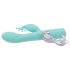 Pillow Talk Kinky - uzlādējamais G-punkta vibrators ar 2 motoriem (tirkīzzils)
