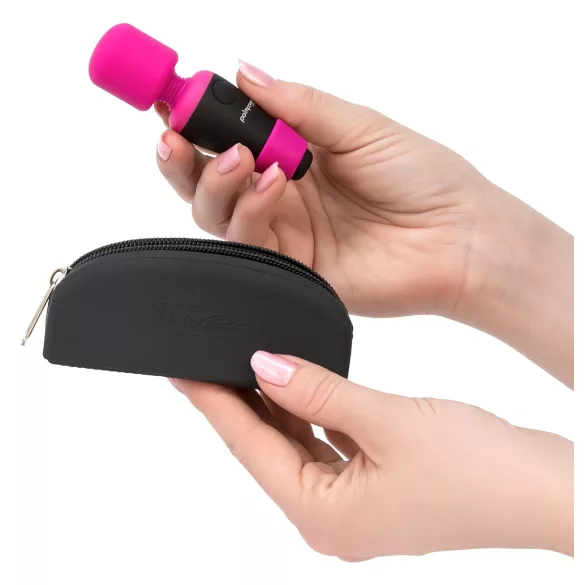 PalmPower kabatas mini vibrators masāžai rozā-melns