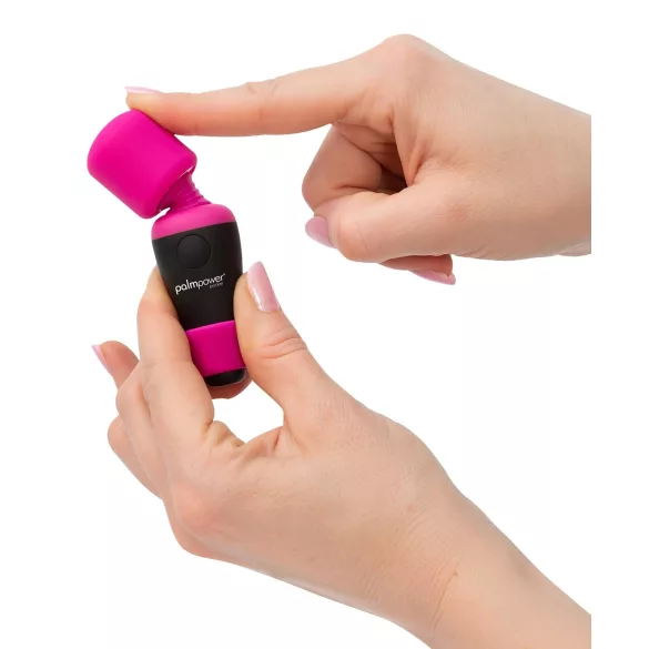 PalmPower kabatas mini vibrators masāžai rozā-melns