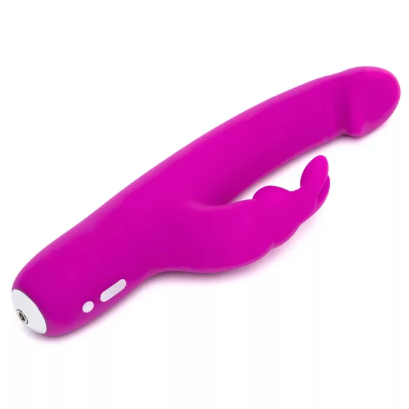 Happyrabbit vibrators ar klitorāla stimulatoru uzlādējams violets