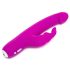 Happyrabbit Realistic Slim - uzlādējams klitora vibratoris (violets)