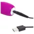 Happyrabbit vibrators ar klitorāla stimulatoru uzlādējams violets