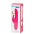 Happyrabbit Curve Slim - ūdensizturīgs vibrators ar klitora stimulatoru (rozā)