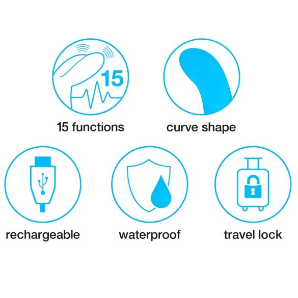 Happyrabbit vibrators ar klitora stimulāciju ūdensizturīgs rozā