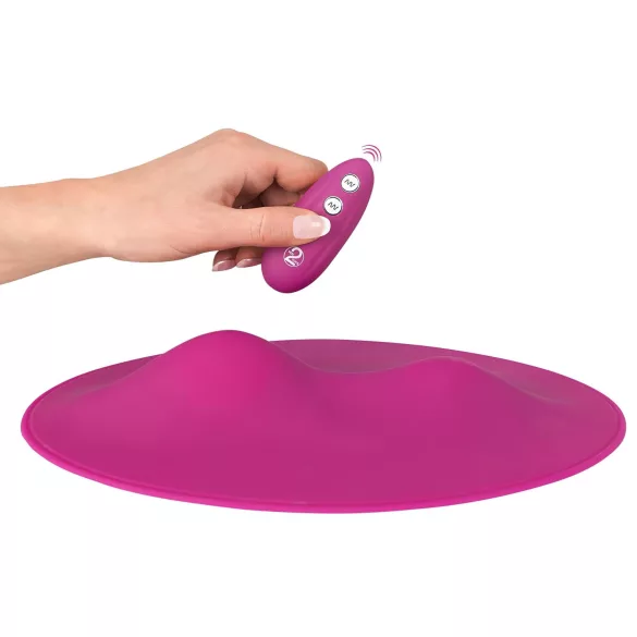 VibePad - vibrējošs spilvens ar 2 motoriem un tālvadību, violets