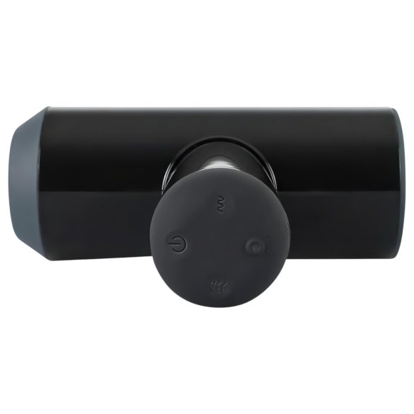 Rebel - uzlādējams vibrējošs masturbators (melns)