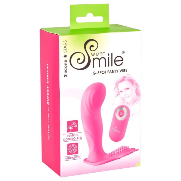 SMILE G-Spot biksīšu vibrators ar radio vadību, uzlādējams, rozā