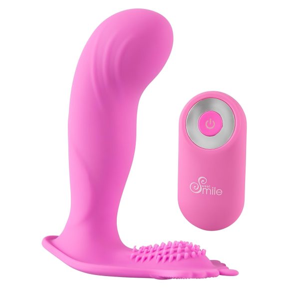 SMILE G-Spot biksīšu vibrators ar radio vadību, uzlādējams, rozā