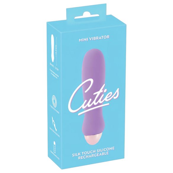 Cuties Mini Violet - akumulatora silikona masētājs (violets)