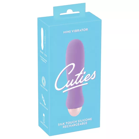 Cuties Mini stienīša vibrators ar akumulatoru, silikons, violets