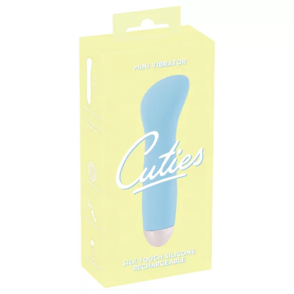 Cuties Mini Blue - uzlādējams G-punkta vibrators, tirkīza