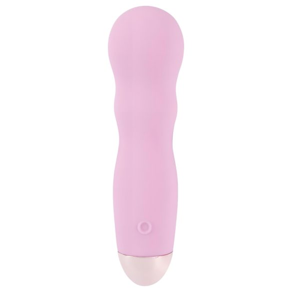 Cuties Mini Rose - uzlādējams viļņains vibrators (rozā)