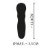 Cuties Mini Rose - akumulatora viļņu vibrators (rozā)