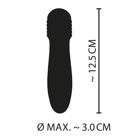 You2Toys - Cuties Mini Wand - uzlādējams mini masāžas vibrators (zaļš)