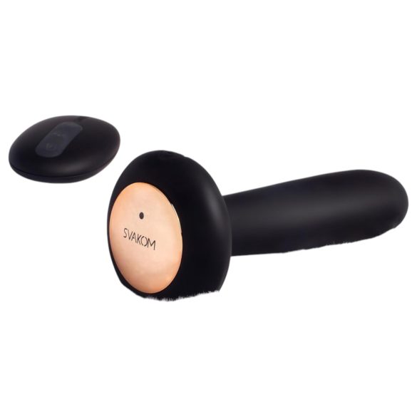 Svakom Primo - uzlādējams, ūdensnecaurlaidīgs, sildošs anālais vibrators (melns)