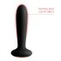 Svakom Primo - uzlādējams, ūdensnecaurlaidīgs, sildošs anālais vibrators (melns)