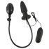 You2Toys - Piepūšams anālais paplašinātājs vibrators (melns)